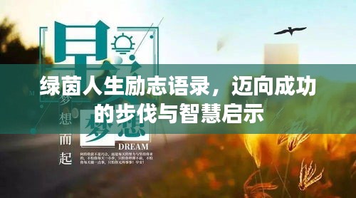 绿茵人生励志语录，迈向成功的步伐与智慧启示