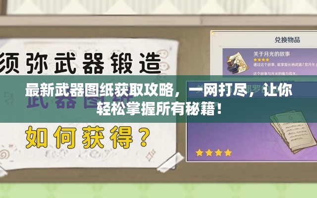 最新武器图纸获取攻略，一网打尽，让你轻松掌握所有秘籍！